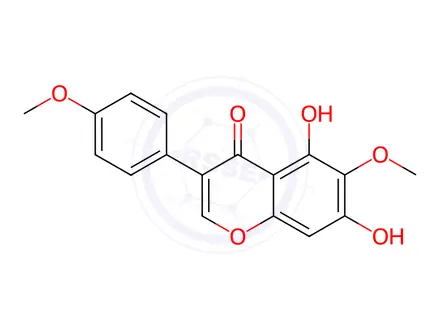 Chemical structure of Irisolidone