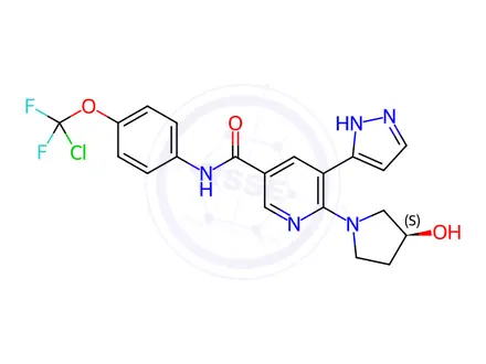 Chemical structure of Asciminib Impurity 1