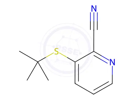 Chemical structure of 3-tert-Butylthio-2-cyanopyridine