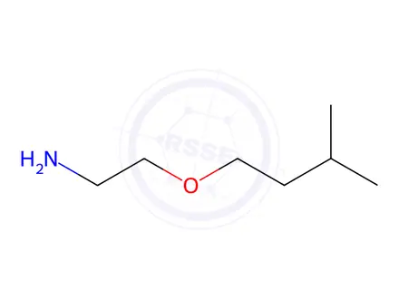 Chemical structure of 2-(3-methylbutoxy)ethan-1-amine