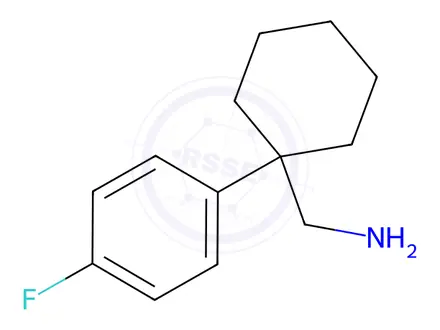 Chemical structure of [1-(4-fluorophenyl)cyclohexyl]methanamine