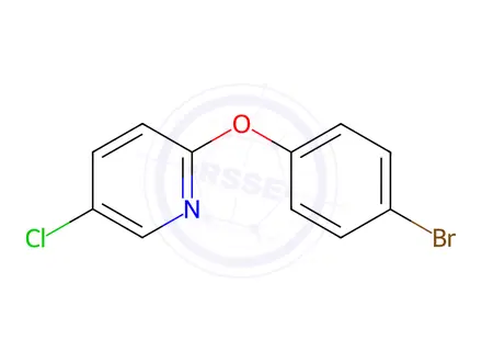 Chemical structure of 2-(4-Bromophenoxy)-5-chloropyridine