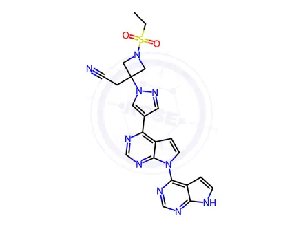 Chemical structure of Baricitinib Impurity 44