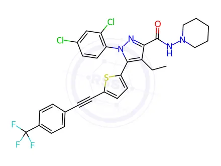 Chemical structure of TM38837
