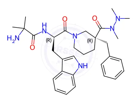 Chemical structure of Anamorelin
