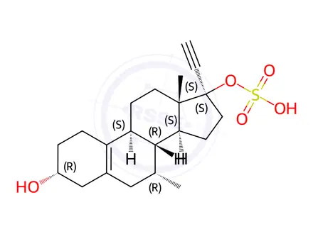 Chemical structure of Tibolone Impurity 18