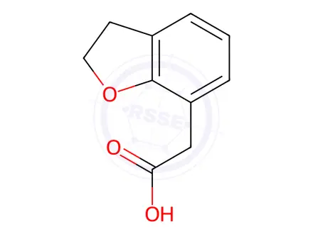 Chemical structure of 2,3-Dihydro-1-benzofuran-7-ylacetic acid