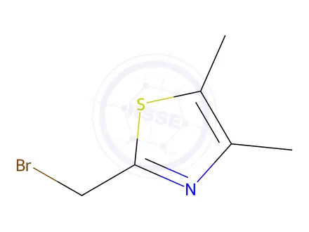 Chemical structure of 2-(Bromomethyl)-4,5-dimethyl-1,3-thiazole hydrobromide