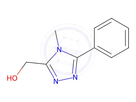 Chemical structure of (4-methyl-5-phenyl-4H-1,2,4-triazol-3-yl)methanol