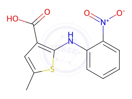 Chemical structure of Olanzapine Impurity 28