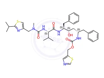 Chemical structure of Ritonavir EP Impurity N