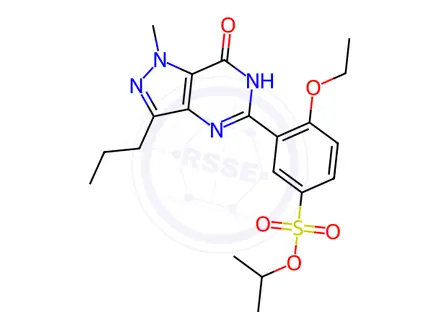 Chemical structure of Sildenafil impurity