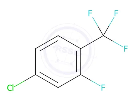 Chemical structure of 4-Chloro-2-fluorobenzotrifluoride