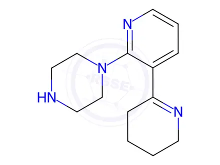 Chemical structure of 2'-(Piperazin-1-yl)-3,4,5,6-tetrahydro-2,3'-bipyridine