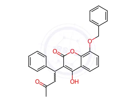 Chemical structure of Warfarin Sodium Impurity 30