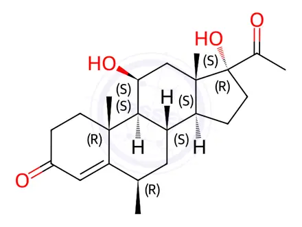Chemical structure of Methylprednisolone Impurity 27