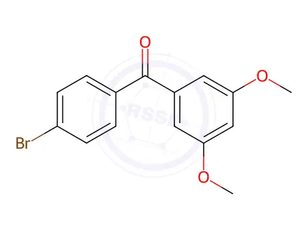 Chemical structure of 4-Bromo-3',5'-dimethoxybenzophenone