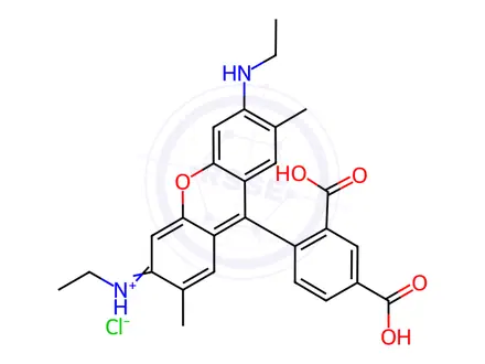 Chemical structure of 5-Carboxy Rhodamine-6G