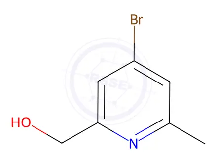 Chemical structure of 4-Bromo-6-methylpyridine-2-methanol