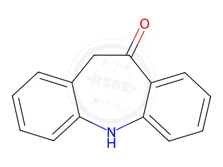 Chemical structure of Oxcarbazepine EP Impurity C