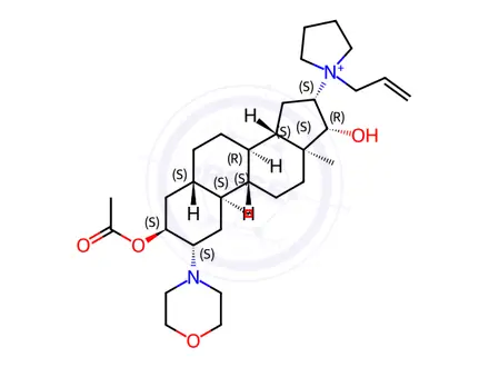 Chemical structure of Rocuronium Bromide EP Impurity D