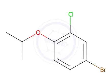 Chemical structure of 4-Bromo-2-chloro-1-isopropoxybenzene