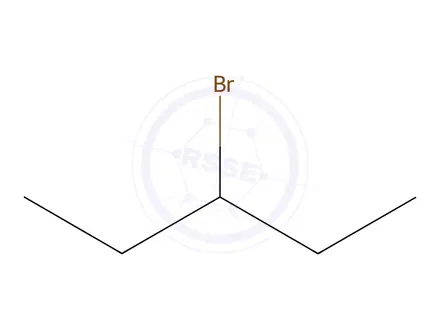 Chemical structure of 3-Bromopentane