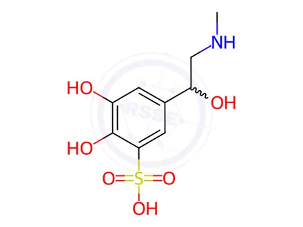 Chemical structure of Norepinephrine Impurity 53