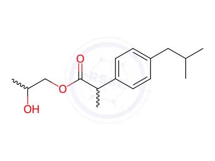 Chemical structure of Ibuprofen Impurity 190