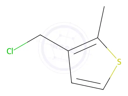 Chemical structure of Thiophene, 3-(chloromethyl)-2-methyl-