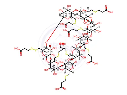 Chemical structure of Sugammadex sodium Org199074-1 Impurity