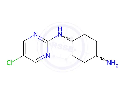 Chemical structure of N-(5-Chloro-pyrimidin-2-yl)-cyclohexane-1,4-diamine hydrochloride
