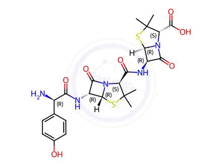 Chemical structure of Amoxicillin Impurity L