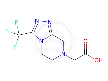 Chemical structure of Sitagliptin Phosphate Impurity 194