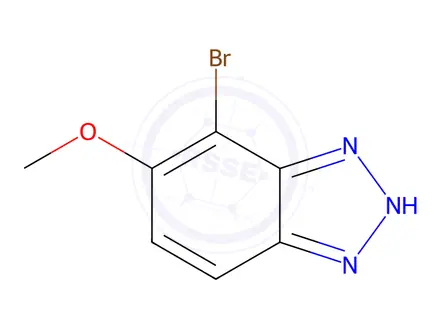 Chemical structure of 4-Bromo-5-methoxy-1H-benzotriazole