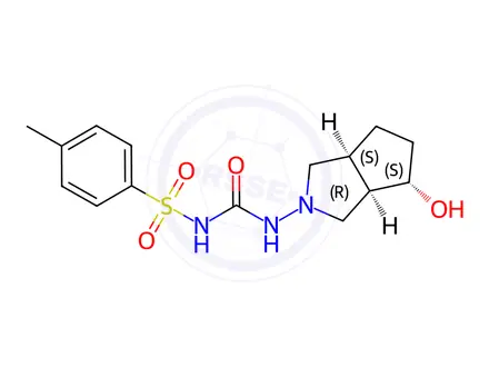 Chemical structure of 6β-Hydroxygliclazide