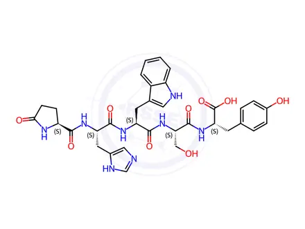 Chemical structure of Leuprorelin (Leuprolide) Impurity 13
