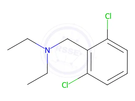 Chemical structure of Benzenemethanamine, 2,6-dichloro-N,N-diethyl-