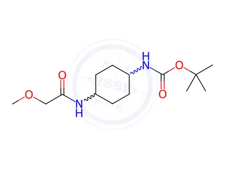 Chemical structure of tert-Butyl (1R*,4R*)-4-(2-methoxyacetamido)cyclohexylcarbamate
