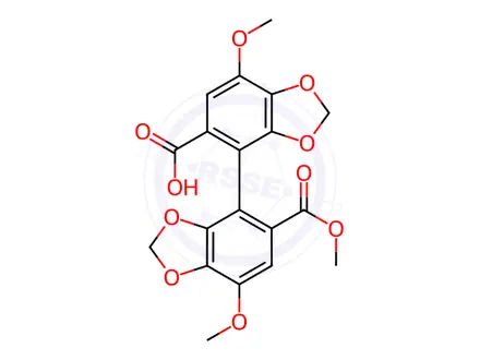 Chemical structure of Bifendate Impurity 3