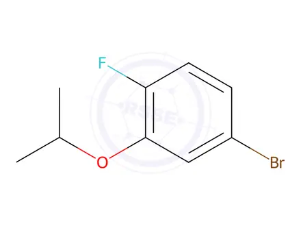 Chemical structure of 4-Bromo-1-fluoro-2-isopropoxybenzene
