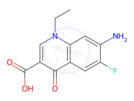 Chemical structure of Norfloxacin Impurity 8