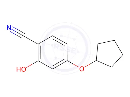 Chemical structure of 4-(Cyclopentyloxy)-2-hydroxybenzonitrile