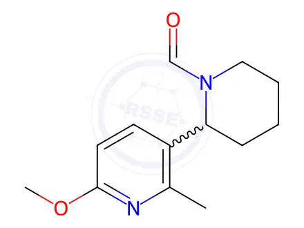 Chemical structure of 2-(6-Methoxy-2-methylpyridin-3-yl)piperidine-1-carbaldehyde