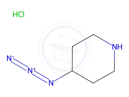 Chemical structure of 4-azidopiperidine hydrochloride