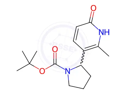 Chemical structure of tert-Butyl 2-(6-hydroxy-2-methylpyridin-3-yl)pyrrolidine-1-carboxylate