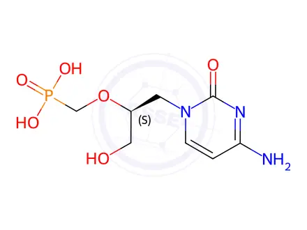 Chemical structure of Cidofovir Dihydrate