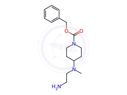 Chemical structure of Benzyl 4-((2-aminoethyl)(methyl)amino)piperidine-1-carboxylate