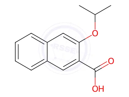 Chemical structure of Naphthoic Acid Impurity 56