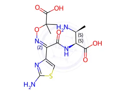 Chemical structure of Aztreonam Impurity A